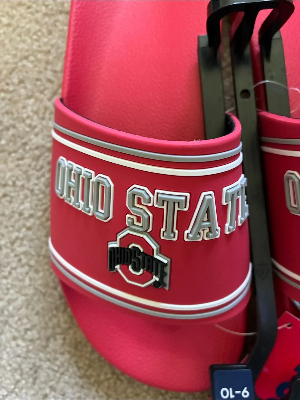 Ohio State Buckeyes Men’s Slides - Vatious Sizes
